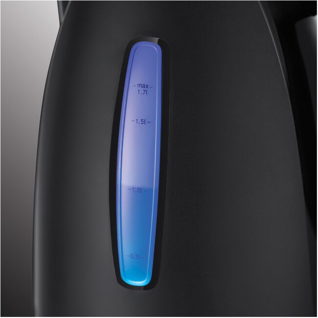 Russell Hobbs Textures Black Kettle 1.7L