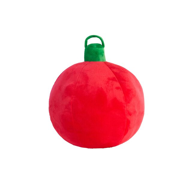 Christmas Bauble Cushion 27cm - Red