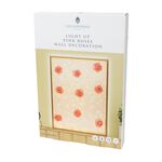 Light Up Pink Roses Wall Decoration