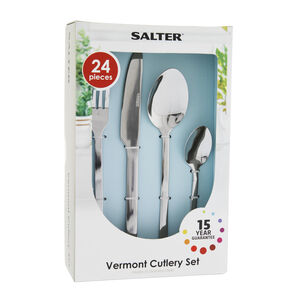 Salter Elegance Vermont 24 Piece Cutlery Set