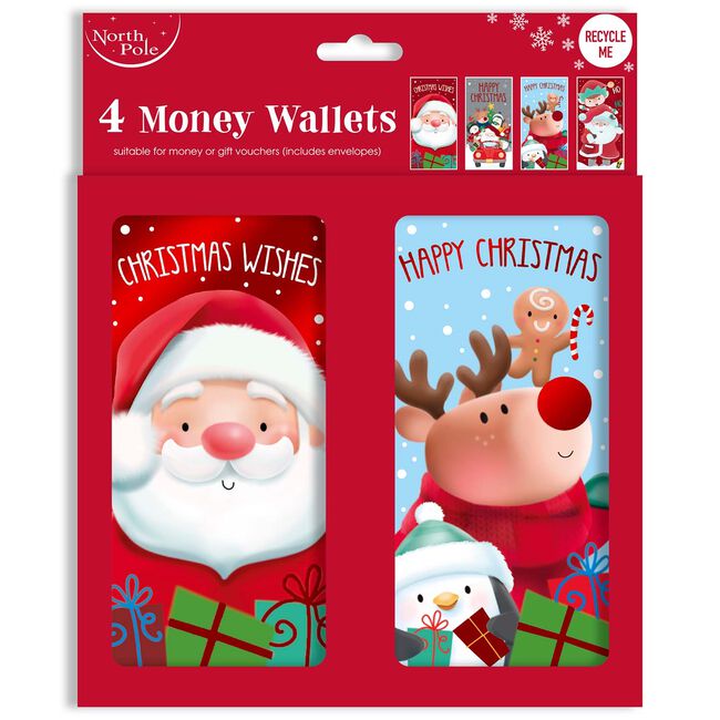 Cute 4-Pack Wallet Set