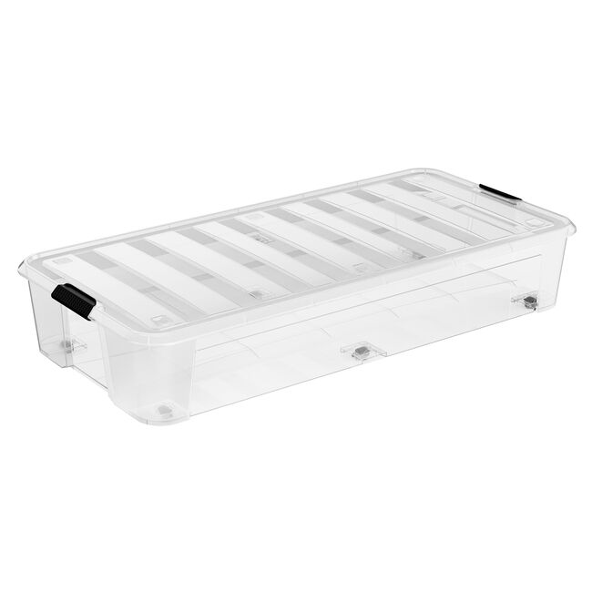 Ultra Clear 60L Rolling Underbed Storage Container