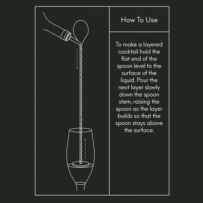 Viners Barware Cocktail Mixing Spoon