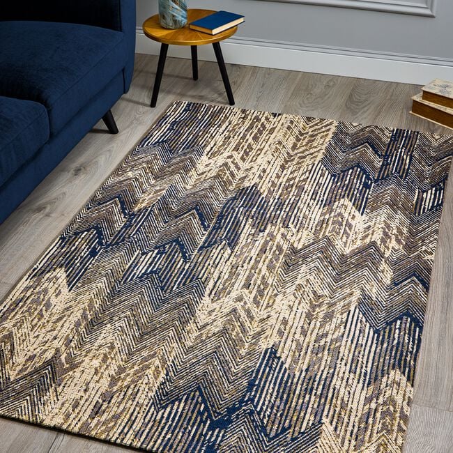 MARLMOUNT NAVY/NATURAL 80x150cm Rug 35A