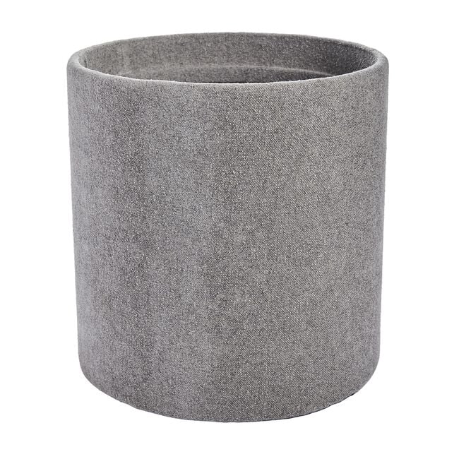 LARGE LIGHT GREY OTTOMAN With Tray