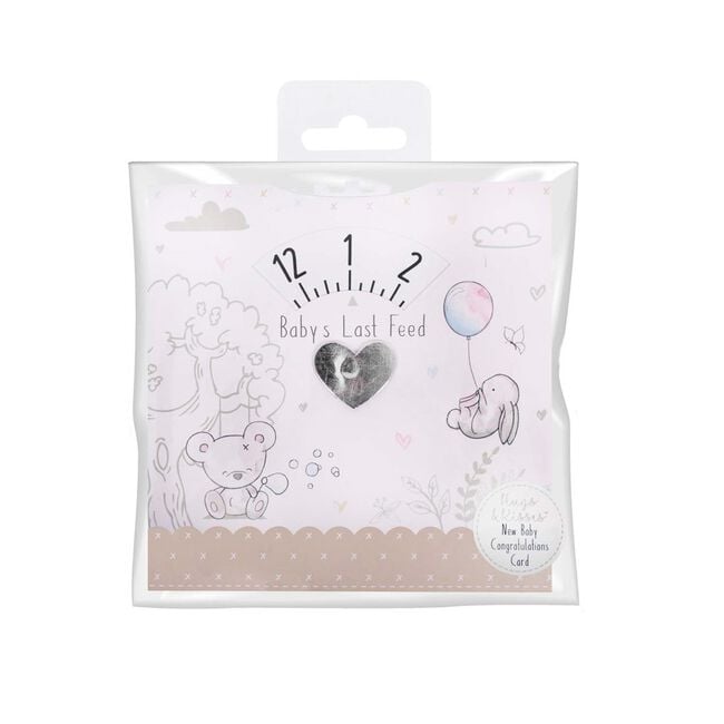 First Steps Baby Congratulations Card