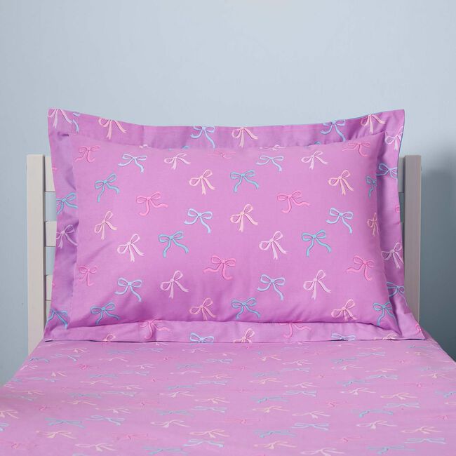 Nicole Day Unicorn Bows Oxford Pillowcase Pair
