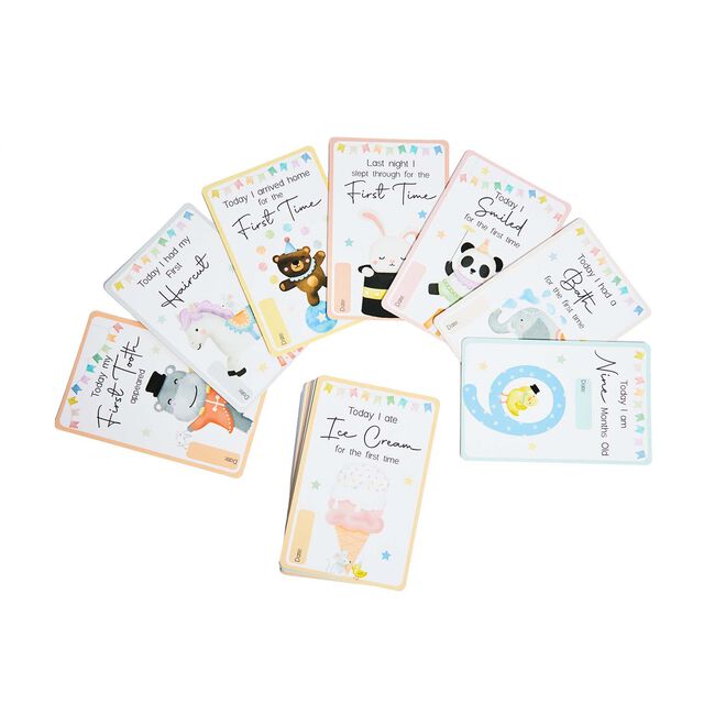 First Steps Baby Memorable Moment Cards
