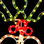 Bells & Holly Rope Light Silhouette