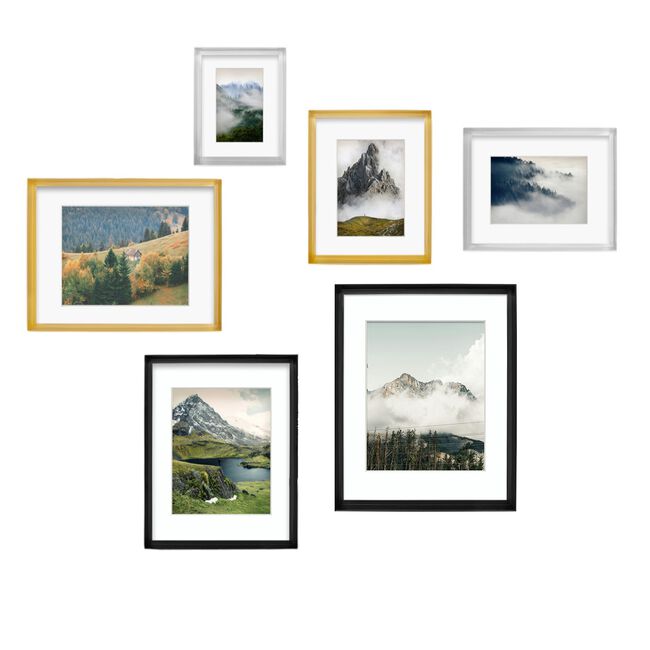 GALLERY EDGE 4x6 SILVER Photo Frame