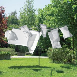 Brabantia 50m Rotary Airer Metallic Grey