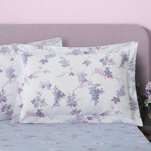Wisteria Heather Oxford Pillowcase Pair - Lilac