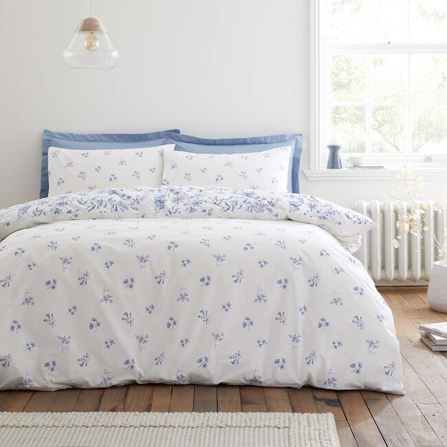 BIANCA SINGLE DUVET COVER Thea Floral Blue