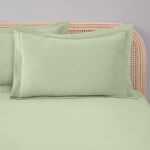 OXFORD PILLOWCASE PAIR Brushed Cotton Twill Forest
