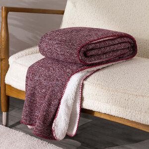 NURREL SHERPA BERRY 130X180 Throw