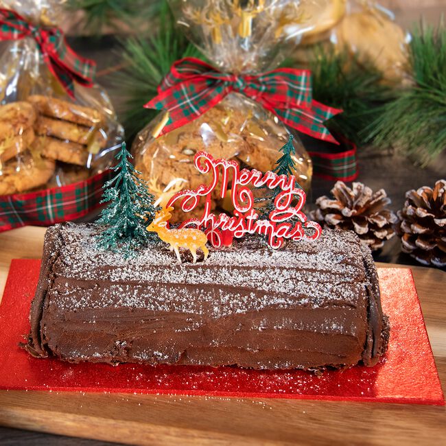 Nostalgic Merry Christmas Cake Topper