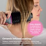 Carmen Neon Oval 2-In-1 Hot Air Brush