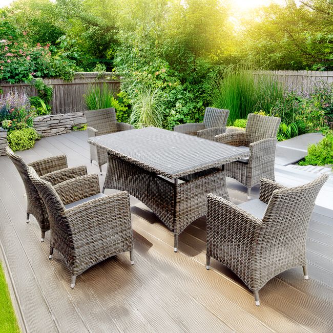 Narbonne Premium 7 Piece Rattan Set