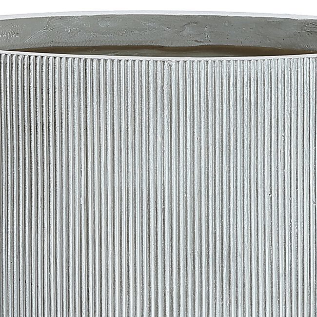 PETRA Small Grey Stone Effect Pot