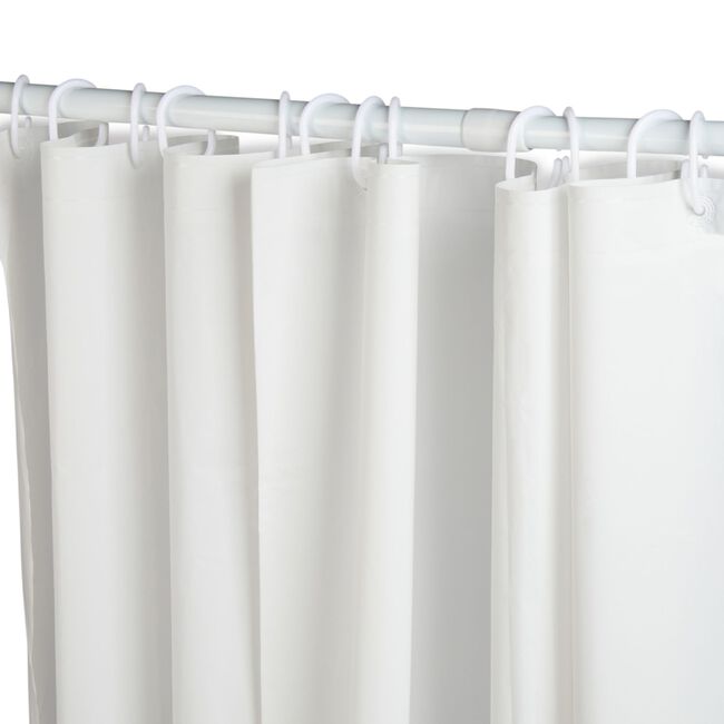 BELDRAY ANTIBAC PEVA WHITE Shower Curtain
