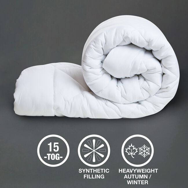SINGLE SOFT AS DOWN 15 TOG Duvet