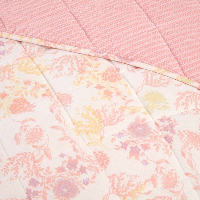 Poppie Bedspread 200cm x 220cm - Pink