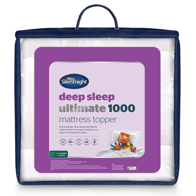 SILENTNIGHT DEEP SLEEP ULTIMATE 1000  Single Mattress Topper 