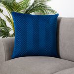 Triangle Stitch Cushion 58x58cm - Navy