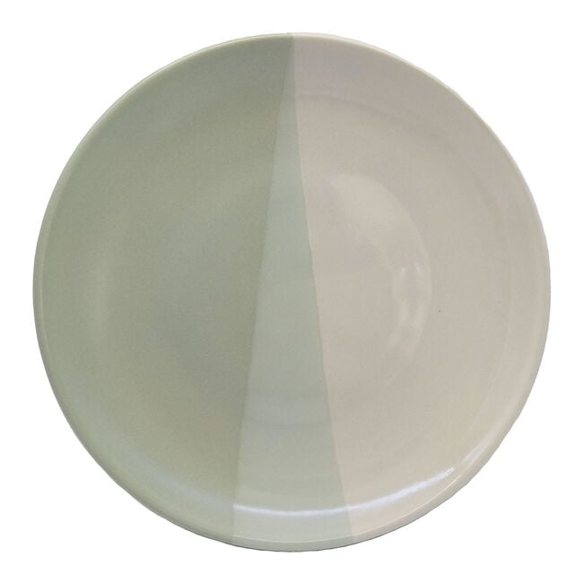 ABNEY & CROFT THREE TONE Sage Dinner Plate