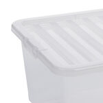 Wham Crystal 45L Clear Storage Box & Lid