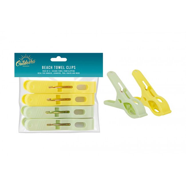 Bello Beach Towel Clips Set 4