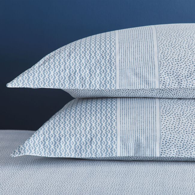 SHILOH BLUE Oxford Pillowcase Pair