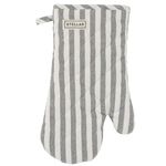 Stellar Grey Stripe Single Oven Glove