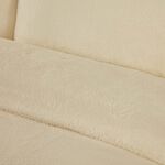 DOUBLE DUVET COVER Teddy Plush Ivory