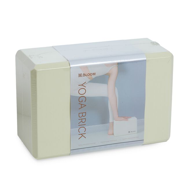 BLOOM YOGA BRICK WHITE