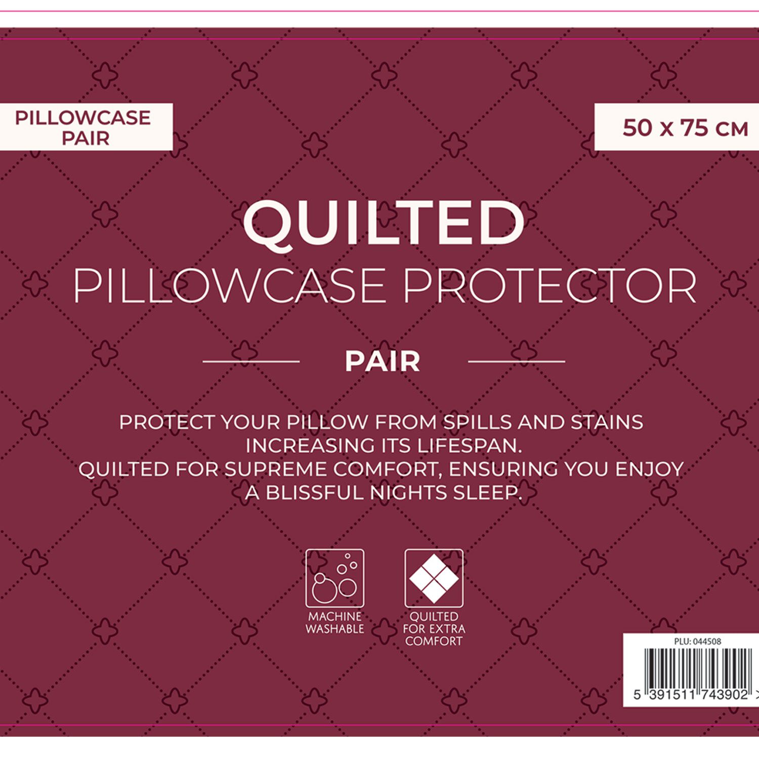 Quilted Pillowcase Protector Pair Home Store More