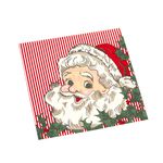 Santa Stripe Napkins 20 Pack 