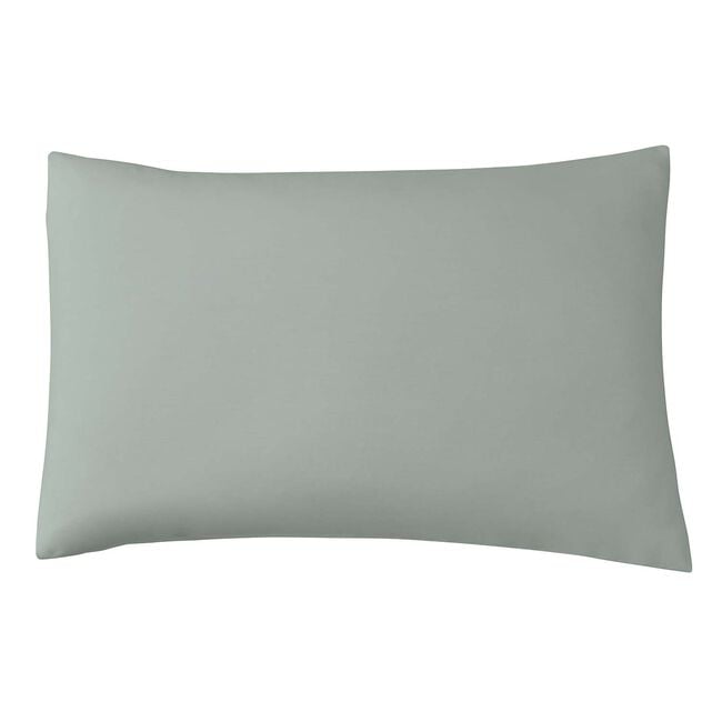 HOUSEWIFE PILLOWCASE PAIR Luxury Percale Forest Green 5K