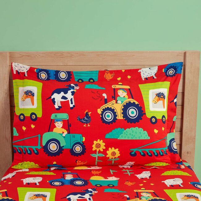 Sunny Daze Farm Oxford Pillowcase Pair