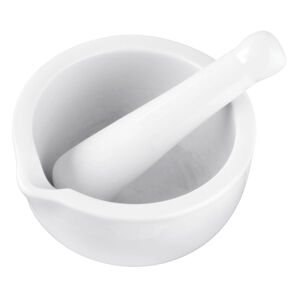 Fackelmann White Porcelain Pestle & Mortar