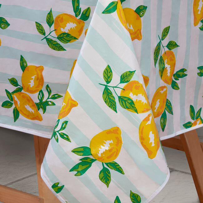 Outdoor PVC Tablecloth Lemon Grove 160cm x 230cm 