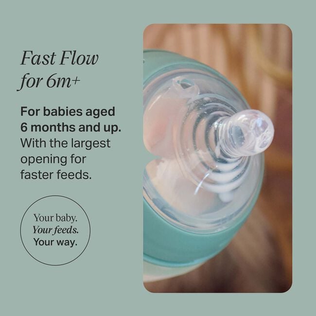 Tommee Tippee Natural Start Fast Flow Teat 2-Pack