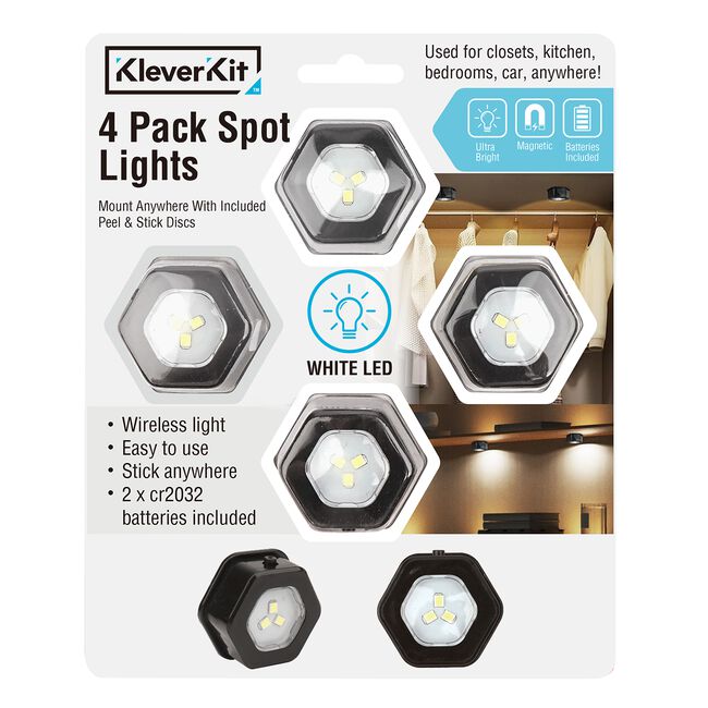 Kleverkit 4Pk Spotlights