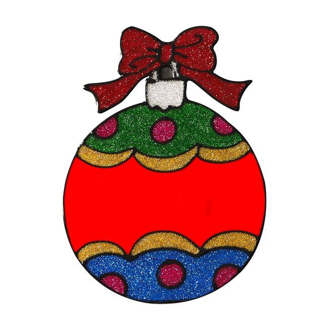 Christmas Bauble Window Sticker
