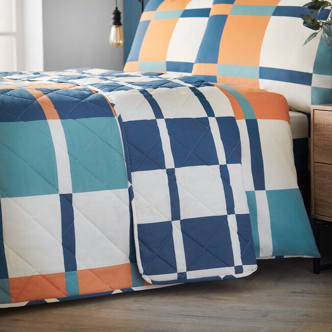 Remi Bedspread 200cm x 220cm - Multi