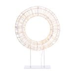 Warm White Wreath Silhouette Light