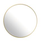 STUDIO NOVA MATTE GOLD 60cm Round Mirror
