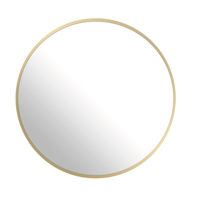 STUDIO NOVA MATTE GOLD 60cm Round Mirror