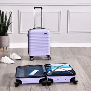 CABIN SIZE LIGHTWEIGHT HARDSHELL LUGGAGE - LAVANDER