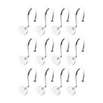 Pearl Ball Chrome Shower Hooks - 12pk